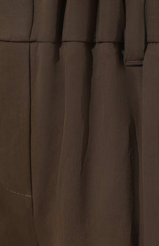 Хлопковые шорты Brunello Cucinelli MH911B1316 Коричневый  MH911B1316 Фото 5