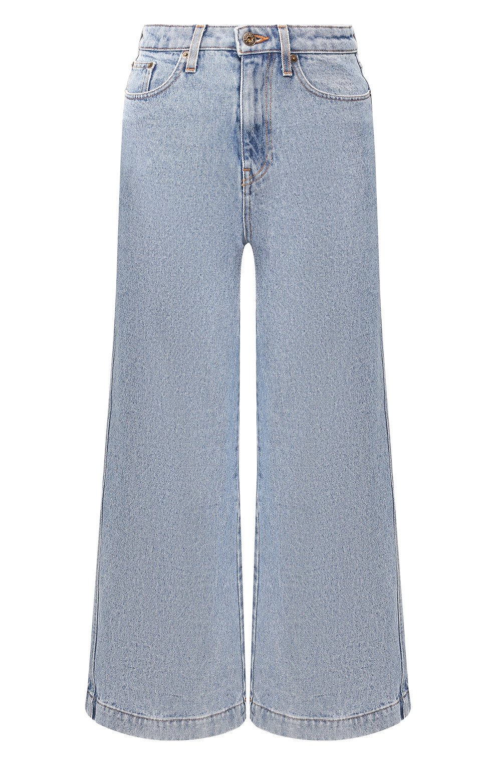 Джинсы NANUSHKA голубого цвета по цене 37800 руб., арт. RAM0S_LIGHT BLUE_DENIM, фото 1 Джинсы NANUSHKA, арт. RAM0S_LIGHT BLUE_DENIM, фото 1