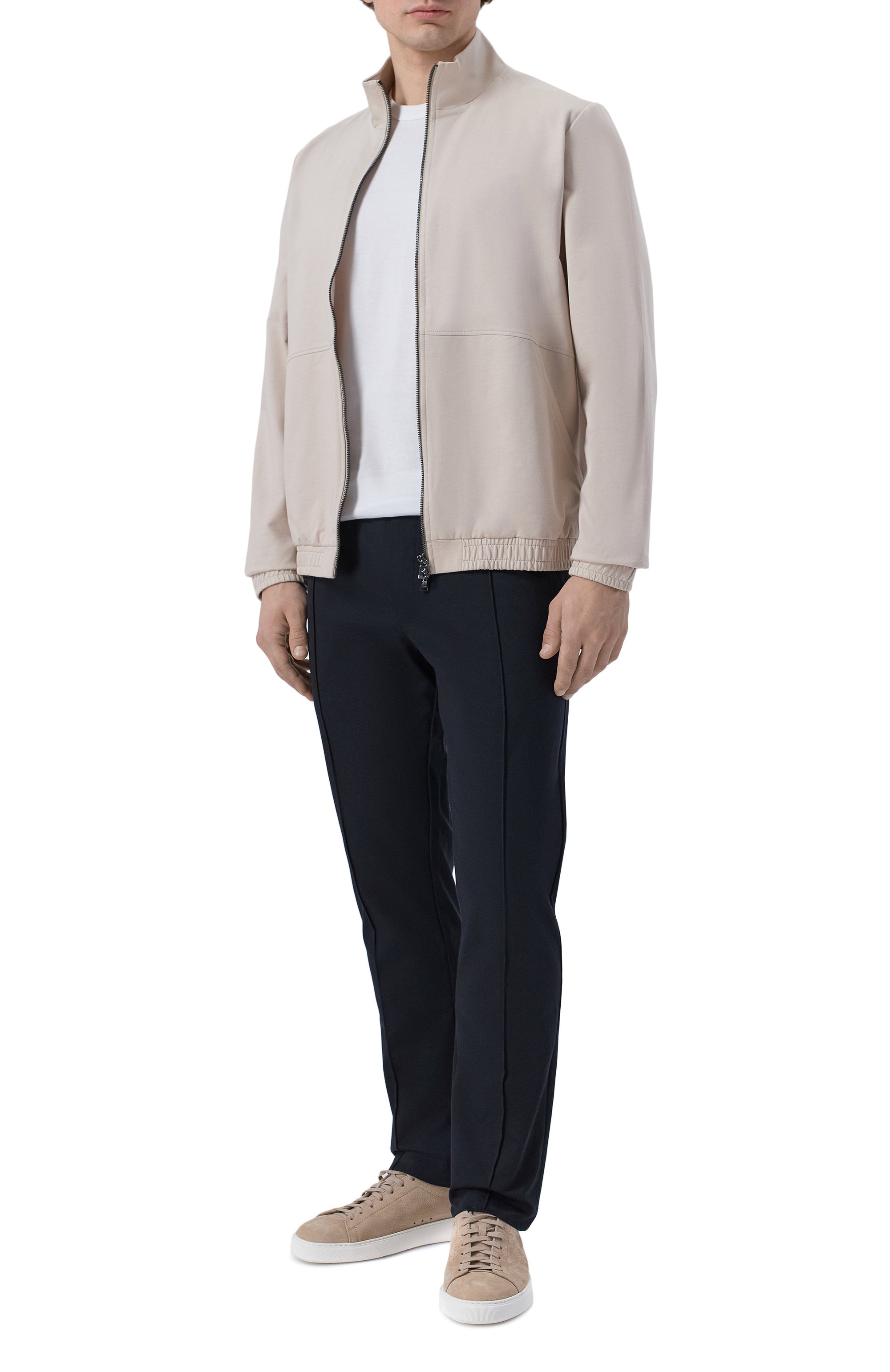 Хлопковая толстовка BOGNER светло-бежевого цвета по цене 36000 руб., арт. 88189497, фото 2 Хлопковая толстовка BOGNER, арт. 88189497, фото 2