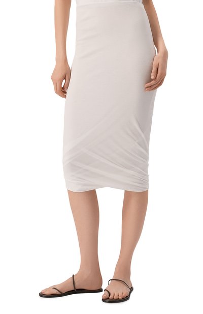 Хлопковая юбка JIL SANDER, арт. J02MA0274/J20249, фото 3