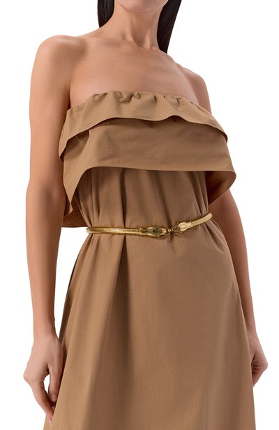 Пояс CHLOÉ золотого цвета по цене 98250 руб., арт. C24WC079CB7, фото 2 Пояс CHLOÉ, арт. C24WC079CB7, фото 2