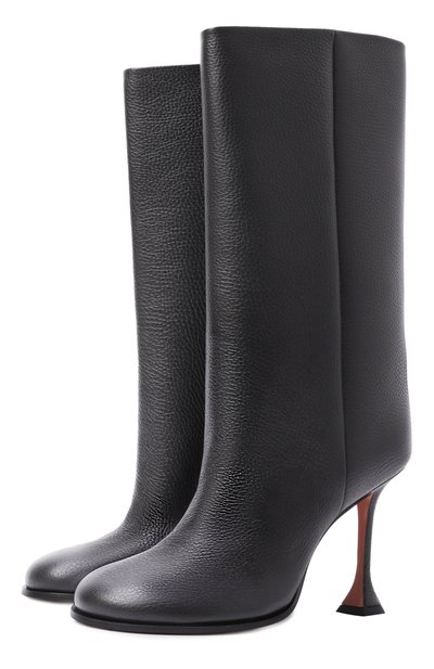 Женские кожаные сапоги liya 95 AMINA MUADDI, арт. LIYA B00T 95/GRAINY LEATHER