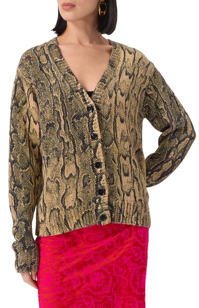 Кардиган из вискозы и хлопка DRIES VAN NOTEN, арт. 251-011225-1714, фото 3