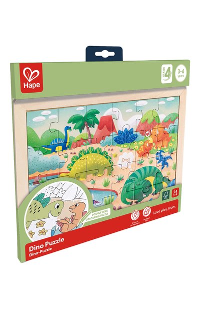 Пазл-раскраска динозавры HAPE, арт. E1641_HP