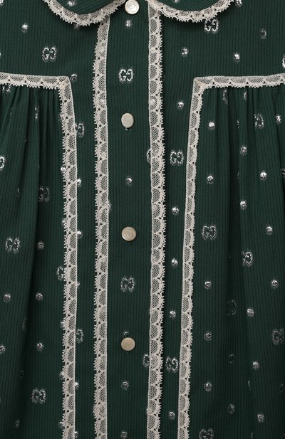 Платье из хлопка и вискозы GUCCI, арт. 654176/ZAG3E, фото 3