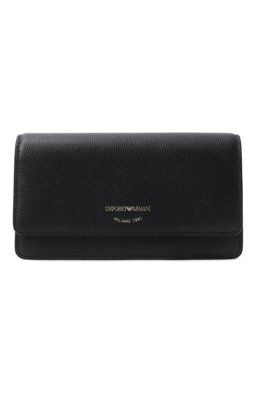 Кожаное портмоне Emporio Armani EW003036/AF19568 Чёрный EW003036/AF19568