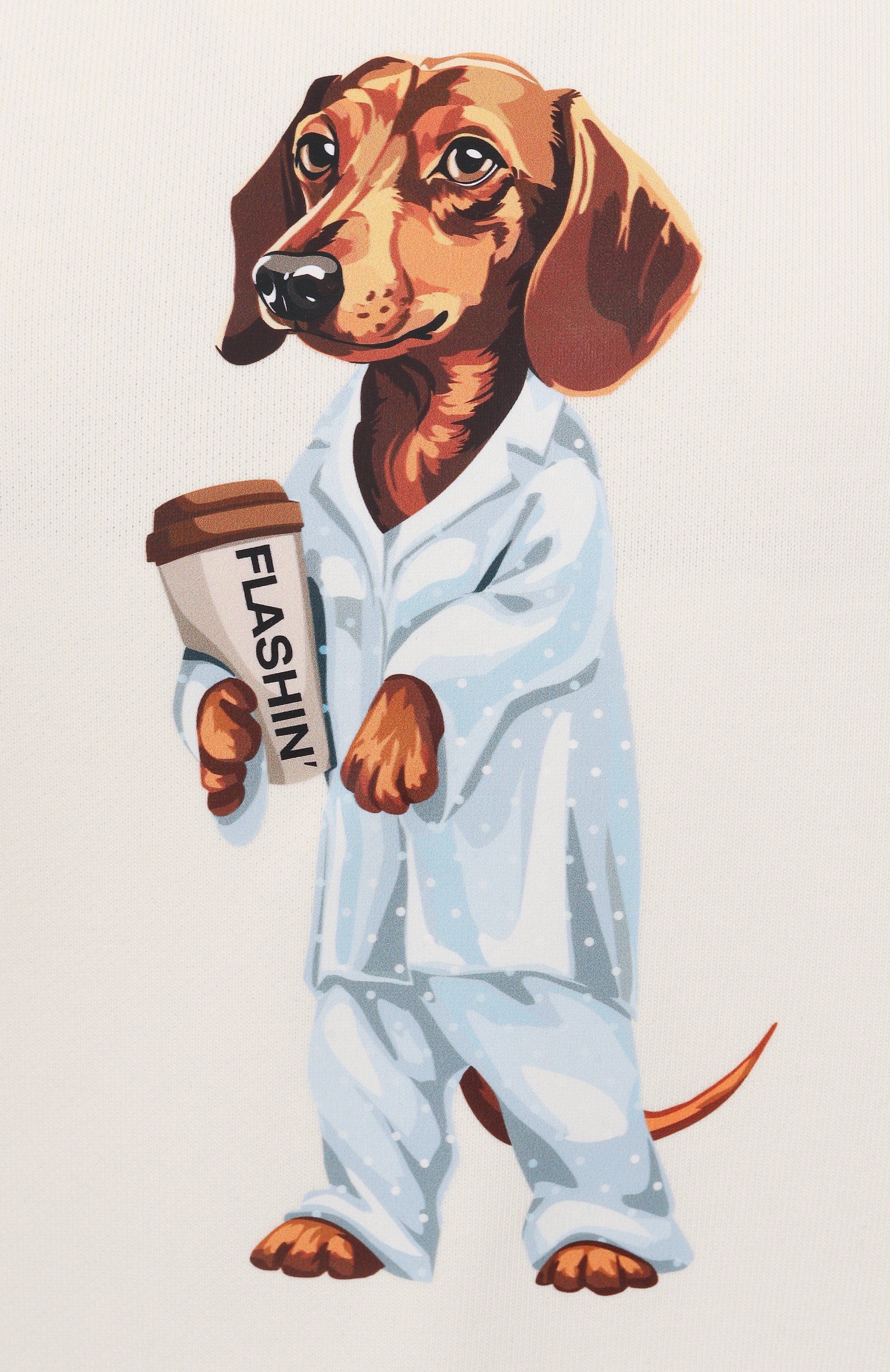 Хлопковый свитшот FLASHIN, арт. FS25SDOT, фото 6