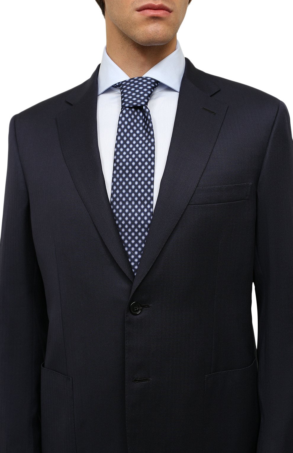 Шелковый галстук CORNELIANI, арт. 90U302-2820317/00, фото 2