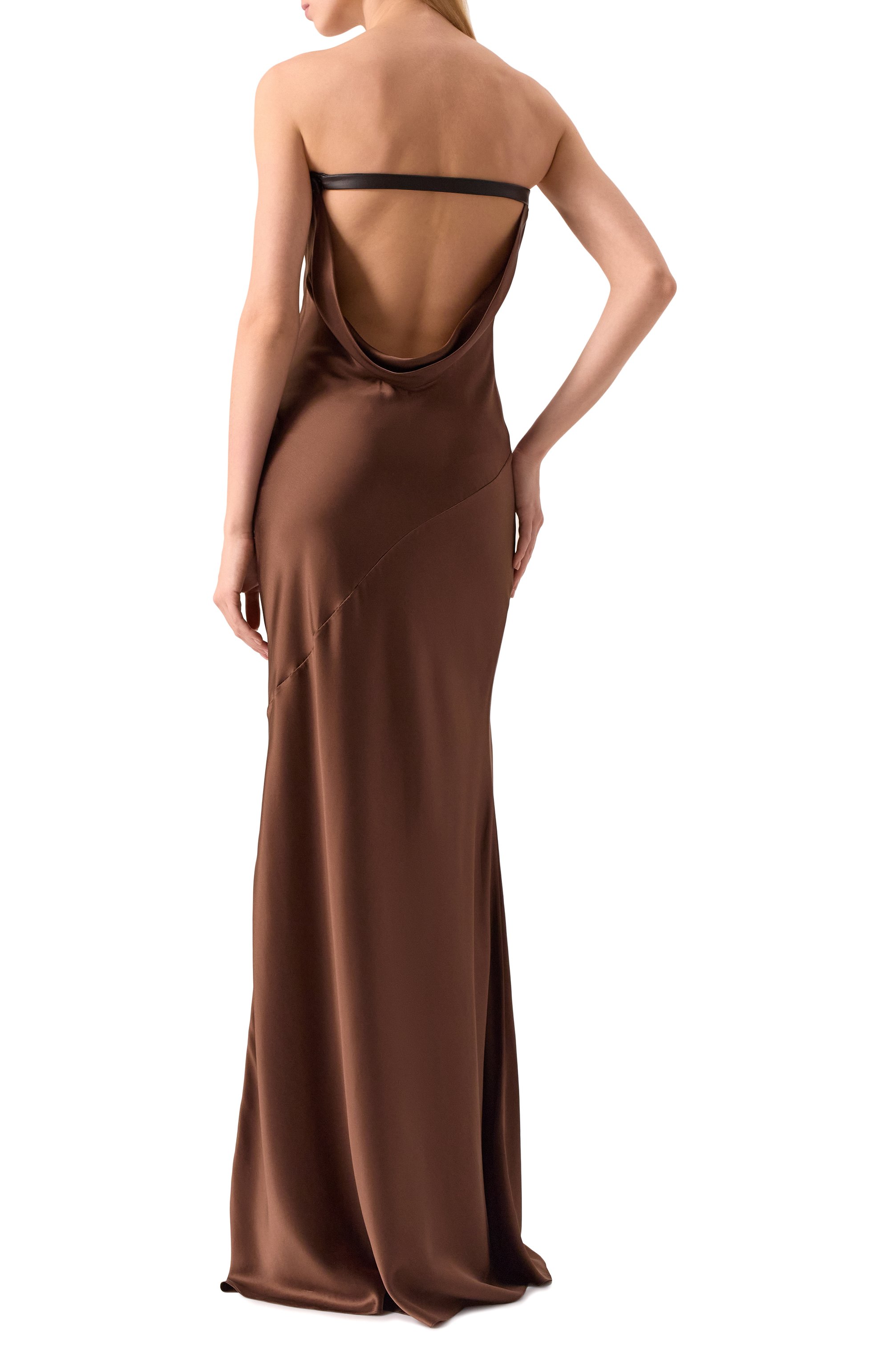 Атласное платье LOUVE, арт. 24-1-03-01-08, фото 4