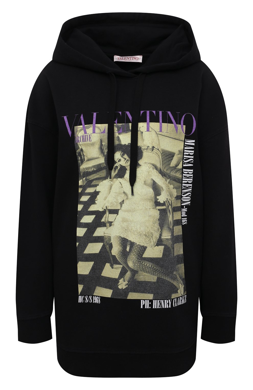 Хлопковое худи VALENTINO, арт. XB0MF17J75N, фо то 1