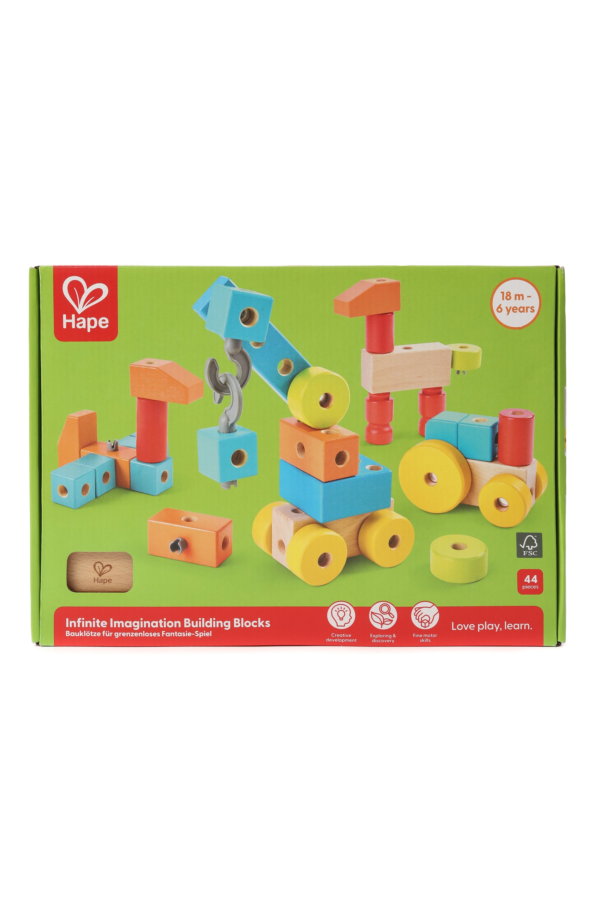 Конструктор для детей учусь строить HAPE, арт. E0519_HP, фото 1