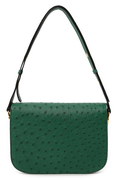 Сумка 1955 horsebit small из кожи страуса GUCCI, арт. 602204 EY00G, фото 5