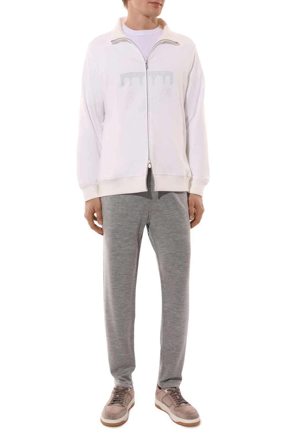 Брюки из кашемира и шелка BRUNELLO CUCINELLI, арт. MM8353243G, фото 2