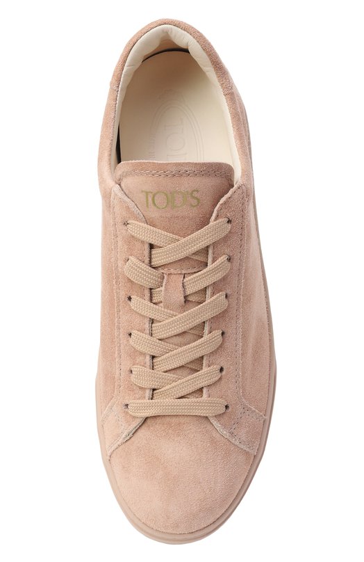 Замшевые кеды Tod’s XXW04L0HZ40/M8W Бежевый  XXW04L0HZ40/M8W Фото 6