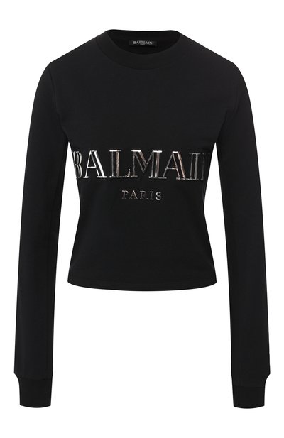Женский хлопковый пуловер BALMAIN, арт. RF13710/M064