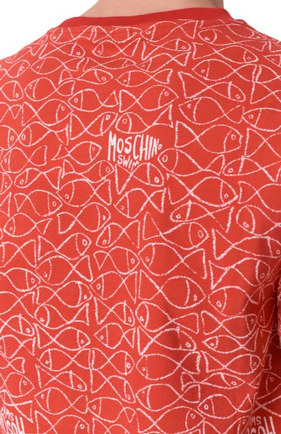Хлопк овая футболка MOSCHINO, арт. A0703/9311, фото 5