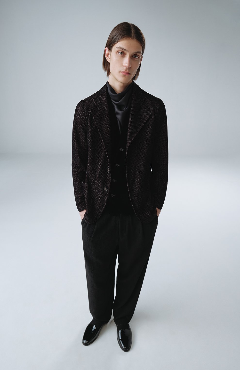 Бархатный жилет GIORGIO ARMANI, арт. 3WGGK05Q/T0025, фото 6