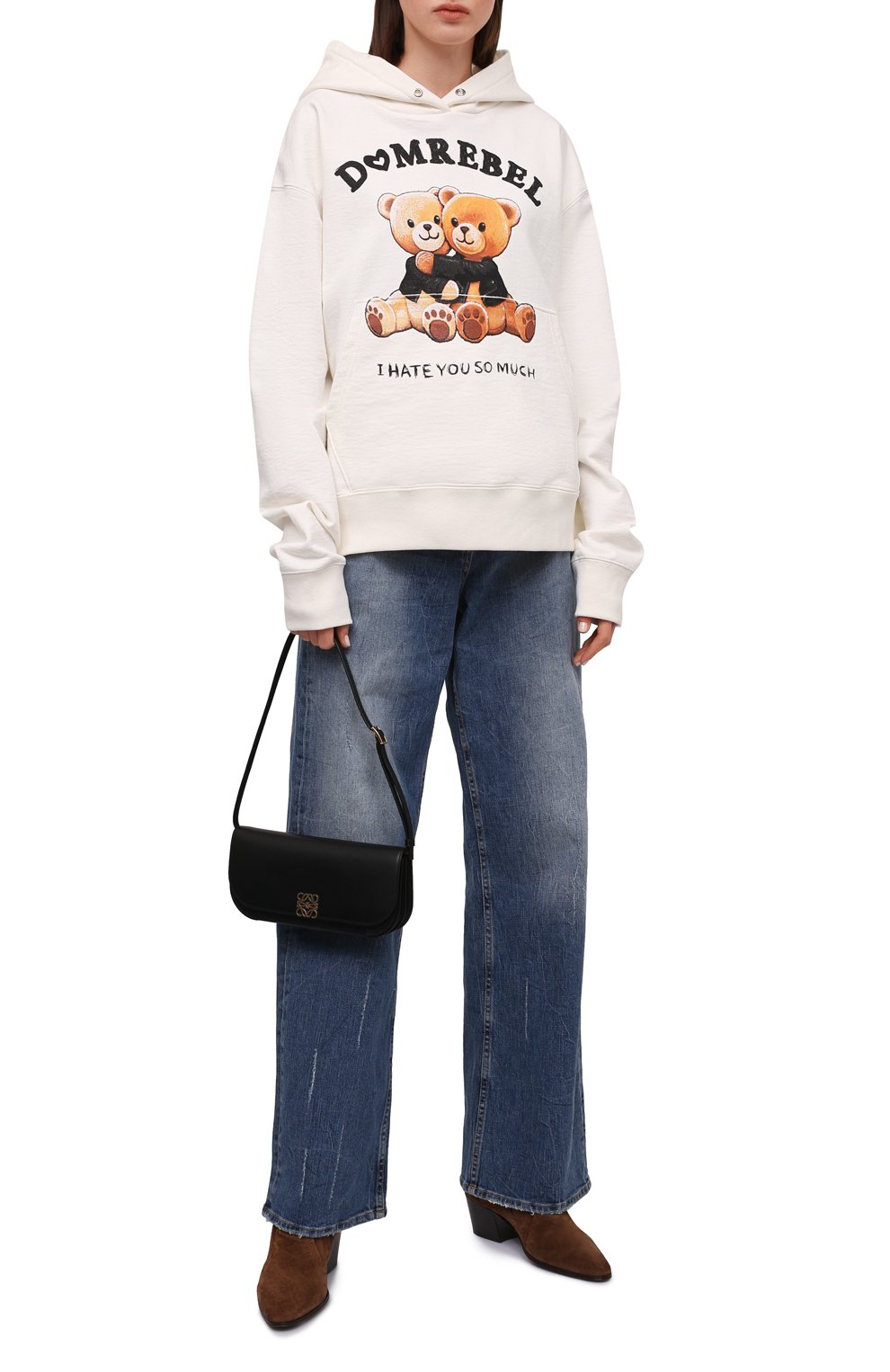 Хлопковое худи DOMREBEL, арт. BESTIES/H00DIE/W, фото 2