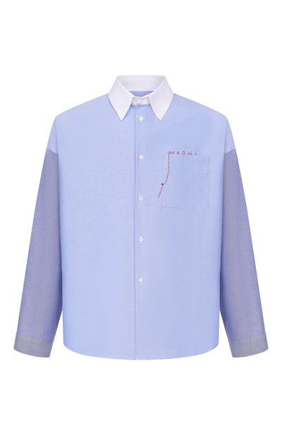 Мужская хлопковая рубашка MARNI, арт. CUMU0061S8/UTC566