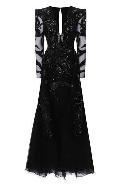 Женское платье с пайетками ZUHAIR MURAD, арт. DRP21003/EMC0004