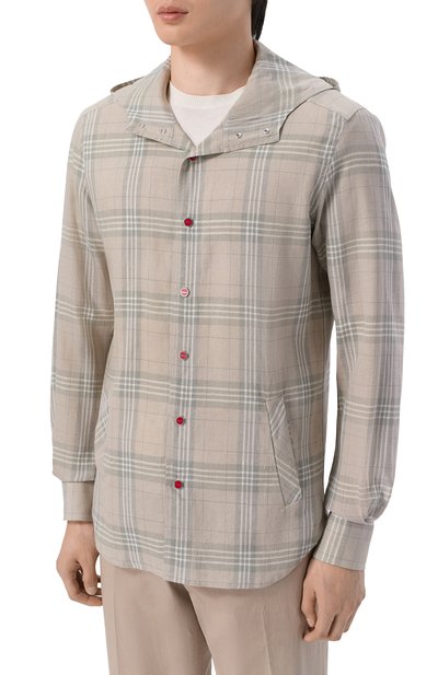 Льняная рубашка KITON, арт. UMCMARH0926705, фото 3