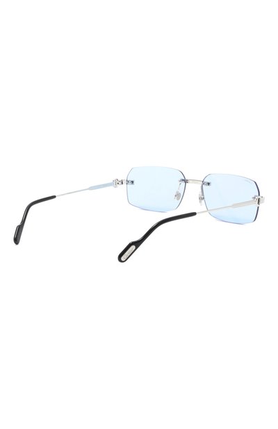 Солнцезащитные очки CARTIER голубого цвета по цене 176000 руб., арт. CT0271S 011, фото 4 Солнцезащитные очки CARTIER, арт. CT0271S 011, фото 4