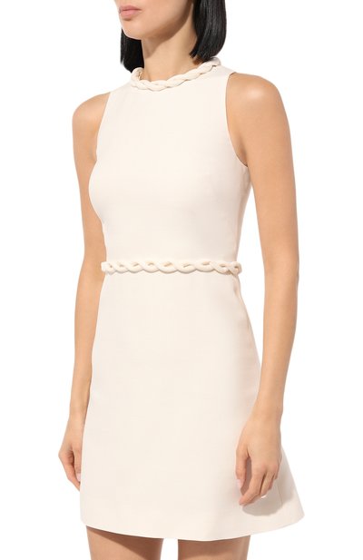 Платье из шерсти и шелка VALENTINO, арт. 5B3VA9U01CF, фото 3