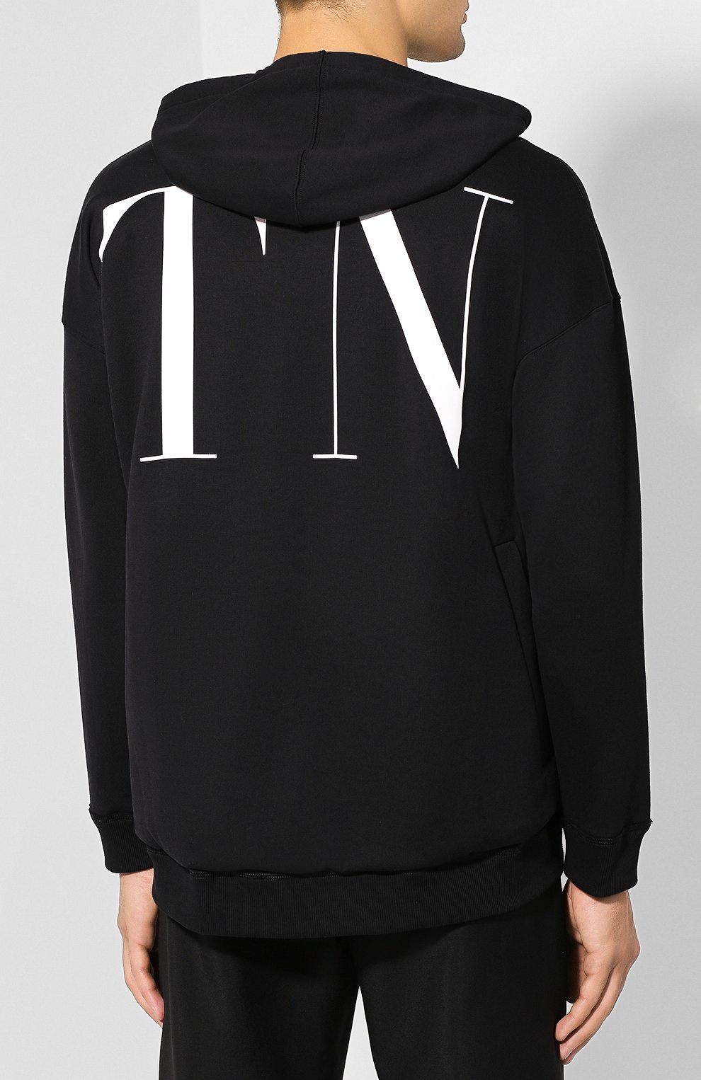 Хлопковое худи VALENTINO, арт. SV3MF05D5GB, фото 4