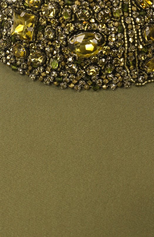 Топ с отделкой бисером  Zuhair Murad RTP25051/CRCA016 Зелёный  RTP25051/CRCA016 Фото 6