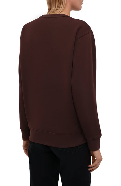 Хлопковый свитшот KENZO коричневого цвета по цене 26650 руб., арт. FB62SW8354ML, фото 4 Хлопковый свитшот KENZO, арт. FB62SW8354ML, фото 4