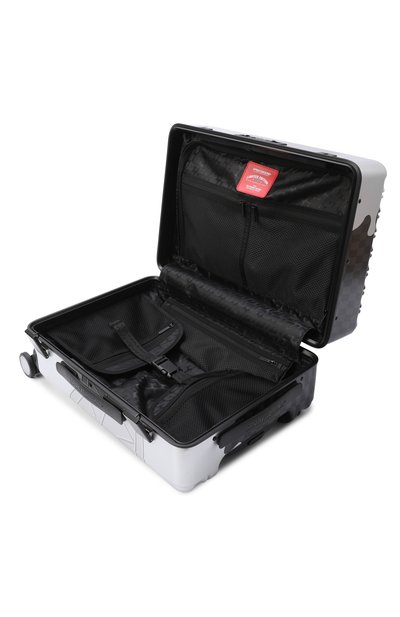 Чемодан chrome spectre SPRAYGROUND, арт. 910CL308NSZ/SILVER SIDE DRIP BLACK CHECK CARRY-0N, фото 4