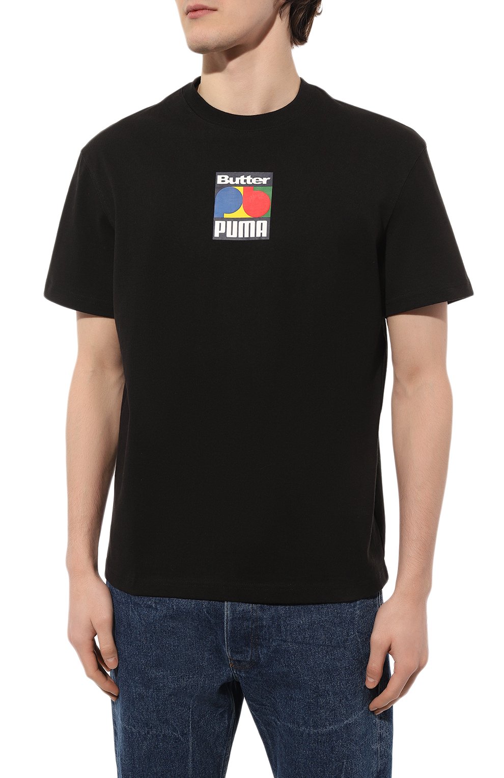 Хлопковая футболка puma x butter goods PUMA черного цвета по цене 6230 руб., арт. 53405801, фото 3 Хлопковая футболка puma x butter goods PUMA, арт. 53405801, фото 3