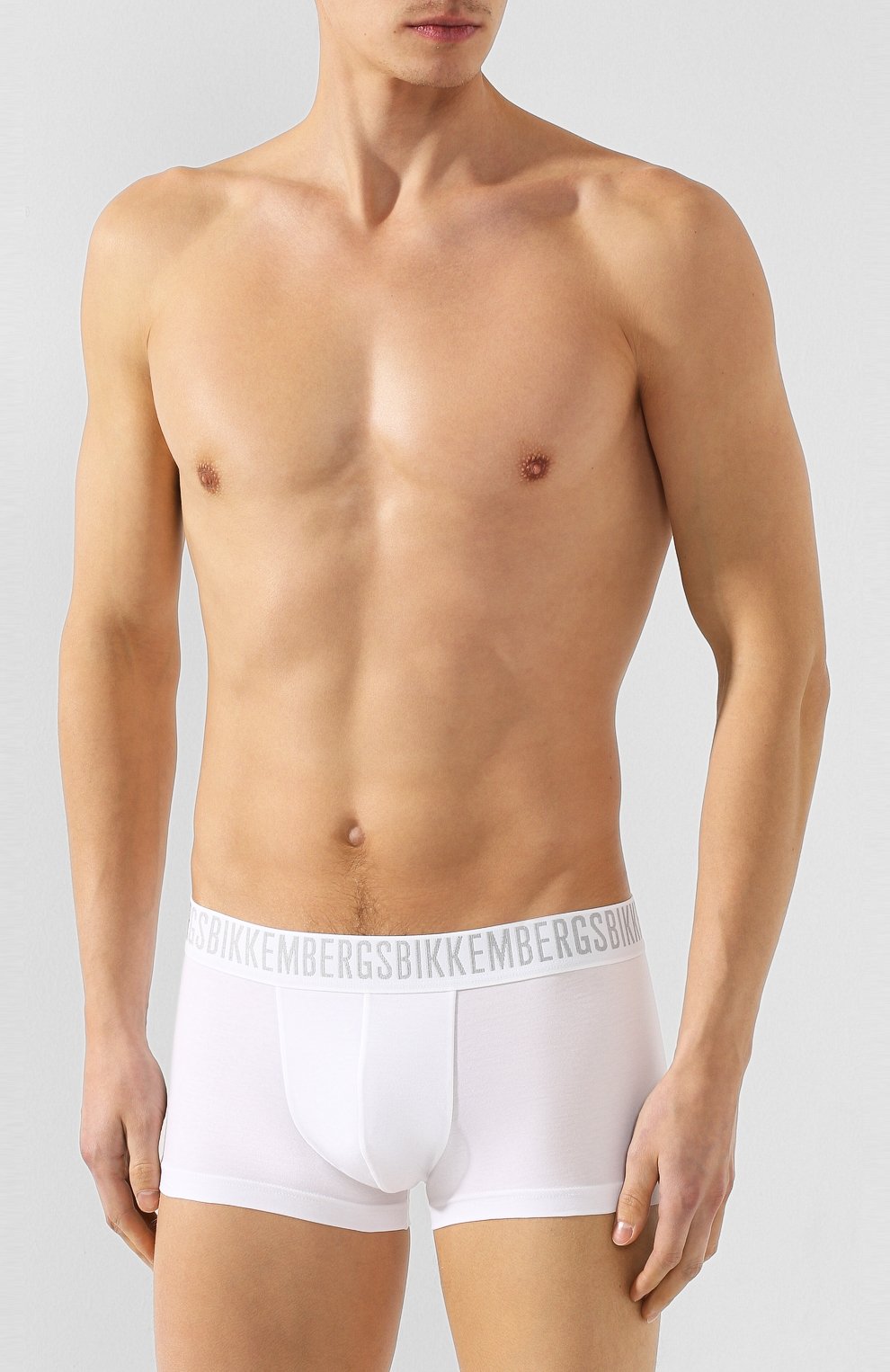 Хлопковые боксеры DIRK BIKKEMBERGS белого цвета по цене 5595 руб., арт. VBKT04084, фото 2 Хлопковые боксеры DIRK BIKKEMBERGS, арт. VBKT04084, фото 2