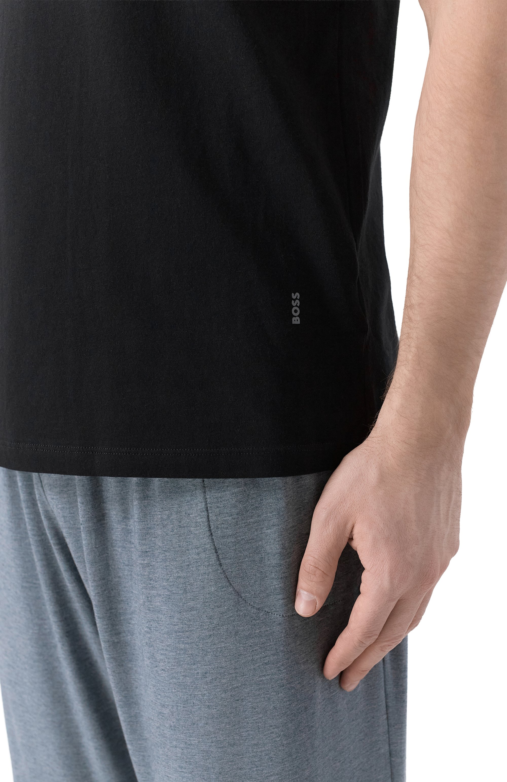 Хлопковая футболка BOSS, арт. 50475276_1, фото 5