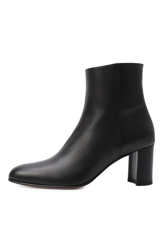 Кожаные ботильоны Kiton D59823K0905F01 Чёрный  D59823K0905F01 Фото 4