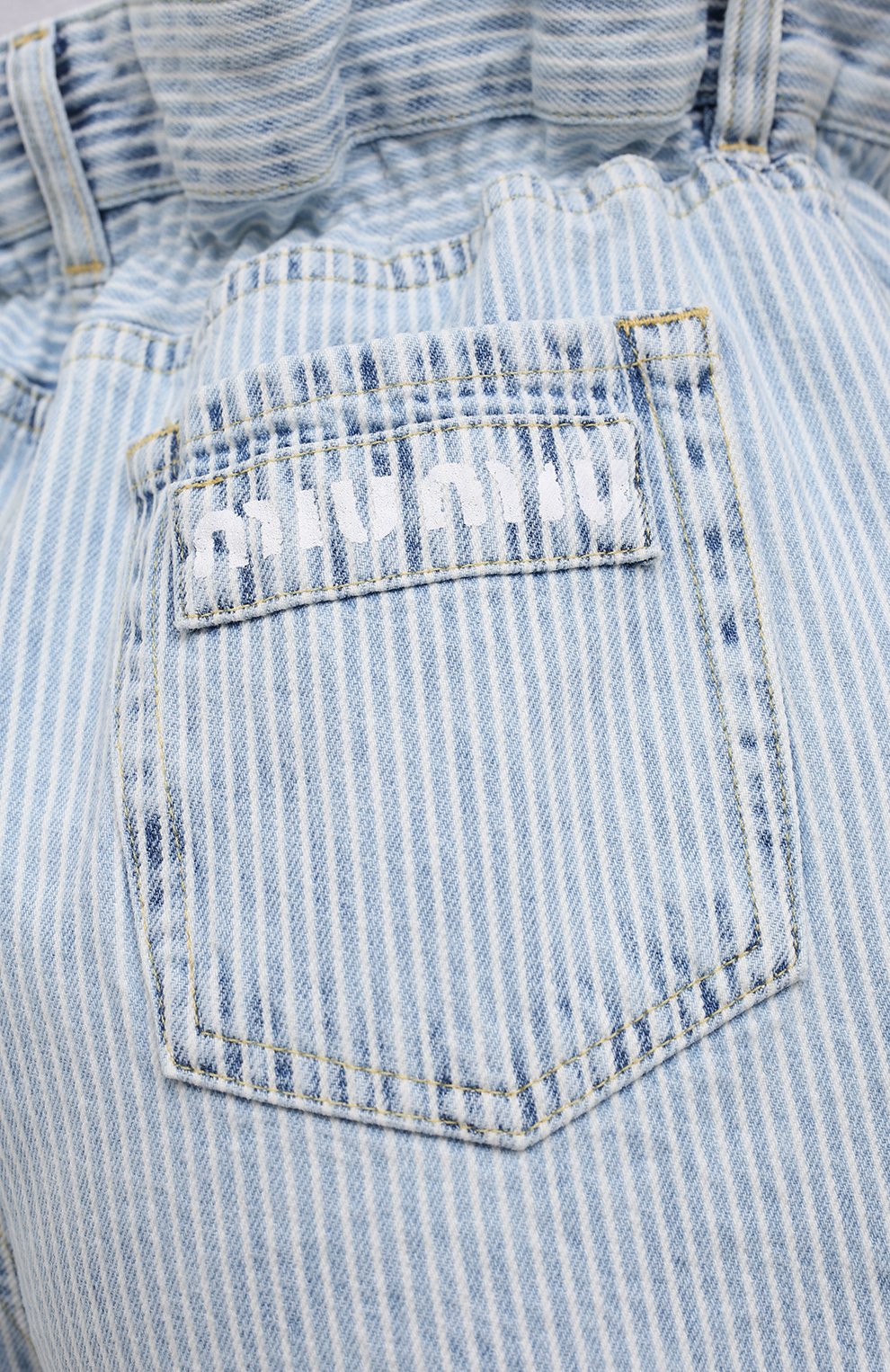 Джинсовые шорты MIU MIU, арт. GWP368-1YTK-F0013, фото 5