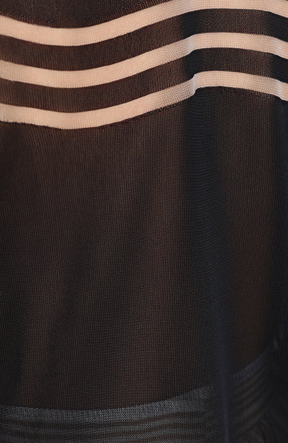 Полупрозрачный топ прямого кроя с круглым вырезом FENDI, арт. FZZ906/SYM, фото 5