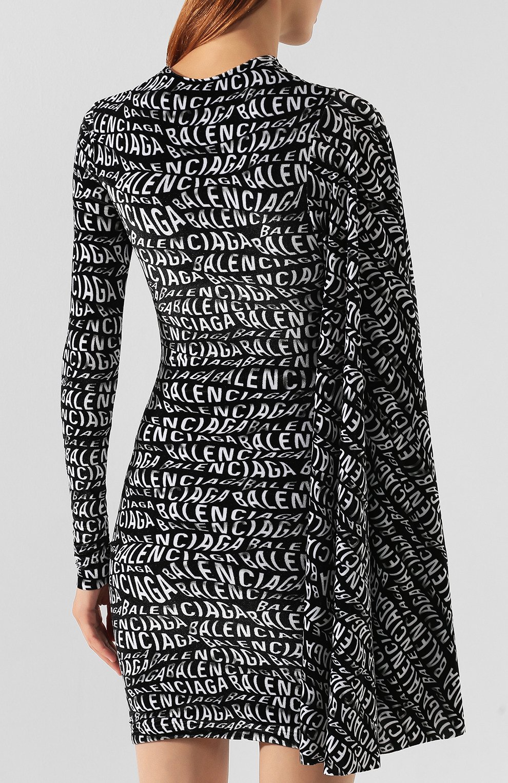 Бархатное платье BALENCIAGA, арт. 583827/TFL25, фото 4