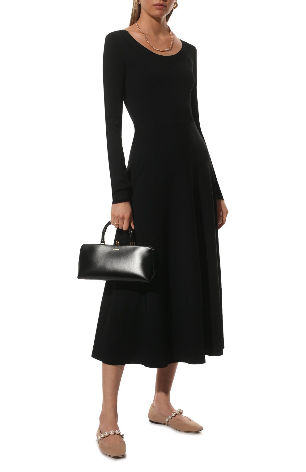 Замшевые балетки ade JIMMY CHOO, арт. ADE FLAT/SZR, фото 2