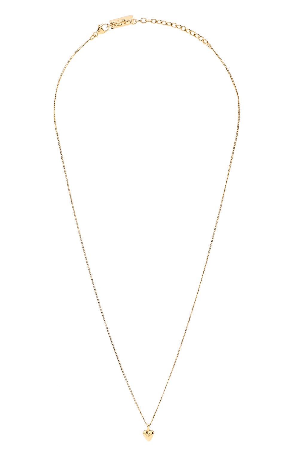 Кулон на цепочке SAINT LAURENT золотого цвета по цене 29950 руб., арт. 632310/Y1500, фото 1 Кулон на цепочке SAINT LAURENT, арт. 632310/Y1500, фото 1