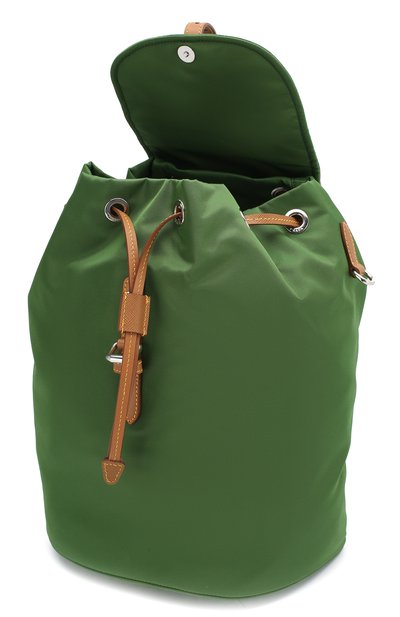 Рюкзак PRADA зеленого цвета по цене 100000 руб., арт. IBZ064-V44-F0LV1-OOO, фото 3 Рюкзак PRADA, арт. IBZ064-V44-F0LV1-OOO, фото 3