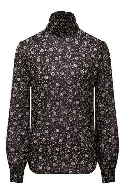 Шелковая блузка SAINT LAURENT, арт. 660870/Y5D08, фото 1