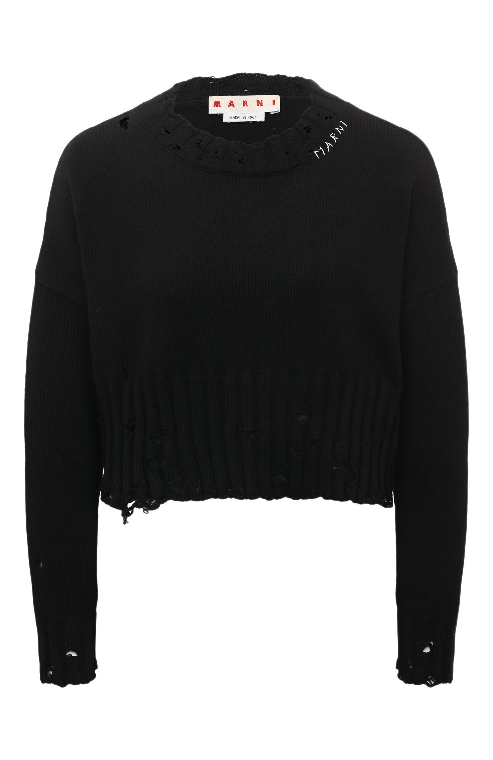 Хлопковый свитер MARNI, арт. GCMD0276A1/UFC652, фото 1