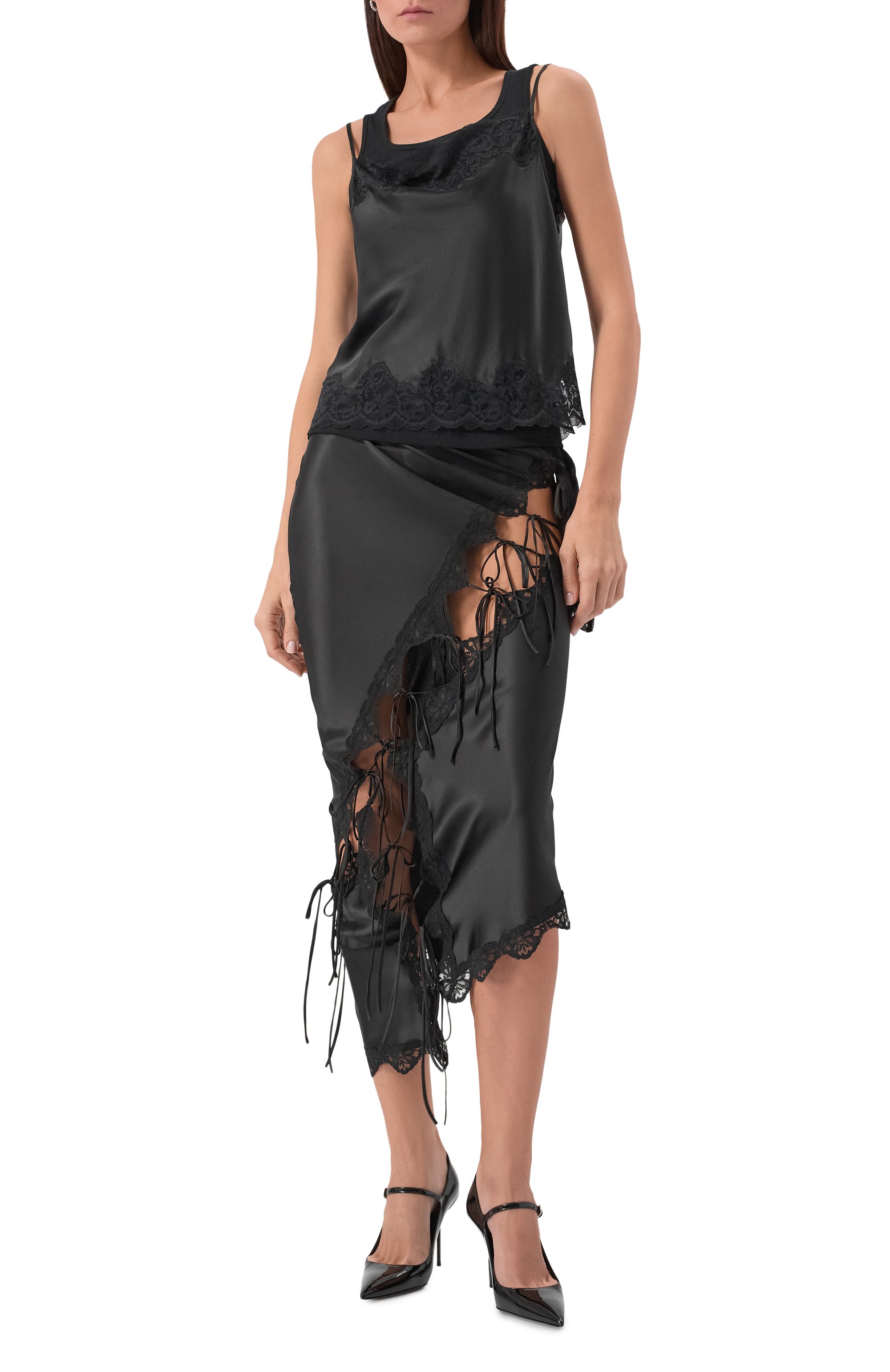 Атласная юбка DANIIL ANTSIFEROV, арт. DA_1610B, фото 2