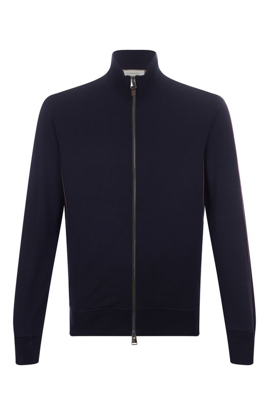Шерстяной кардиган Canali T0912/MJ02339 Синий T0912/MJ02339