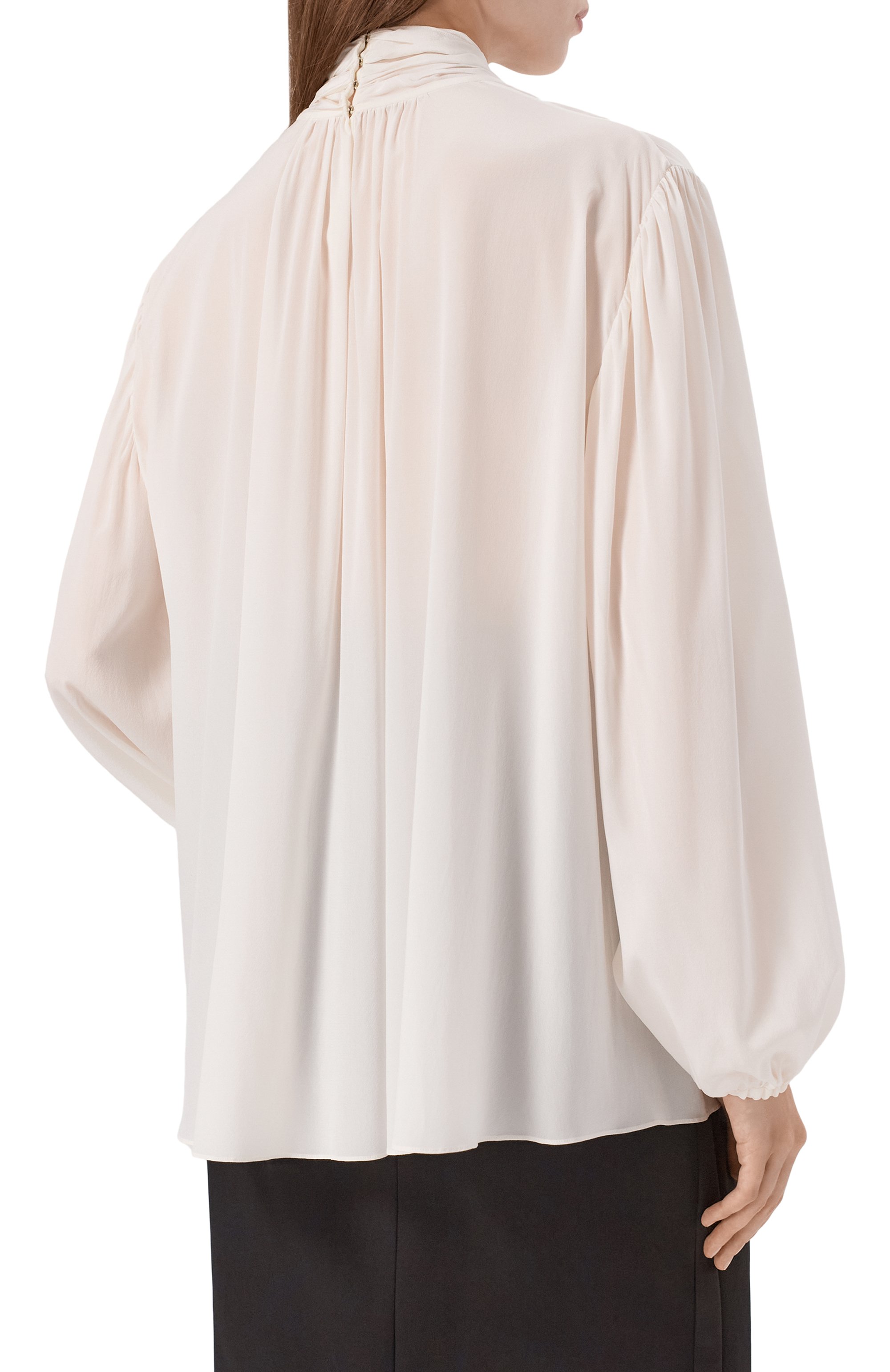 Шелковая блузка DOLCE & GABBANA, арт. F5R62T/FUAGM, фото 4