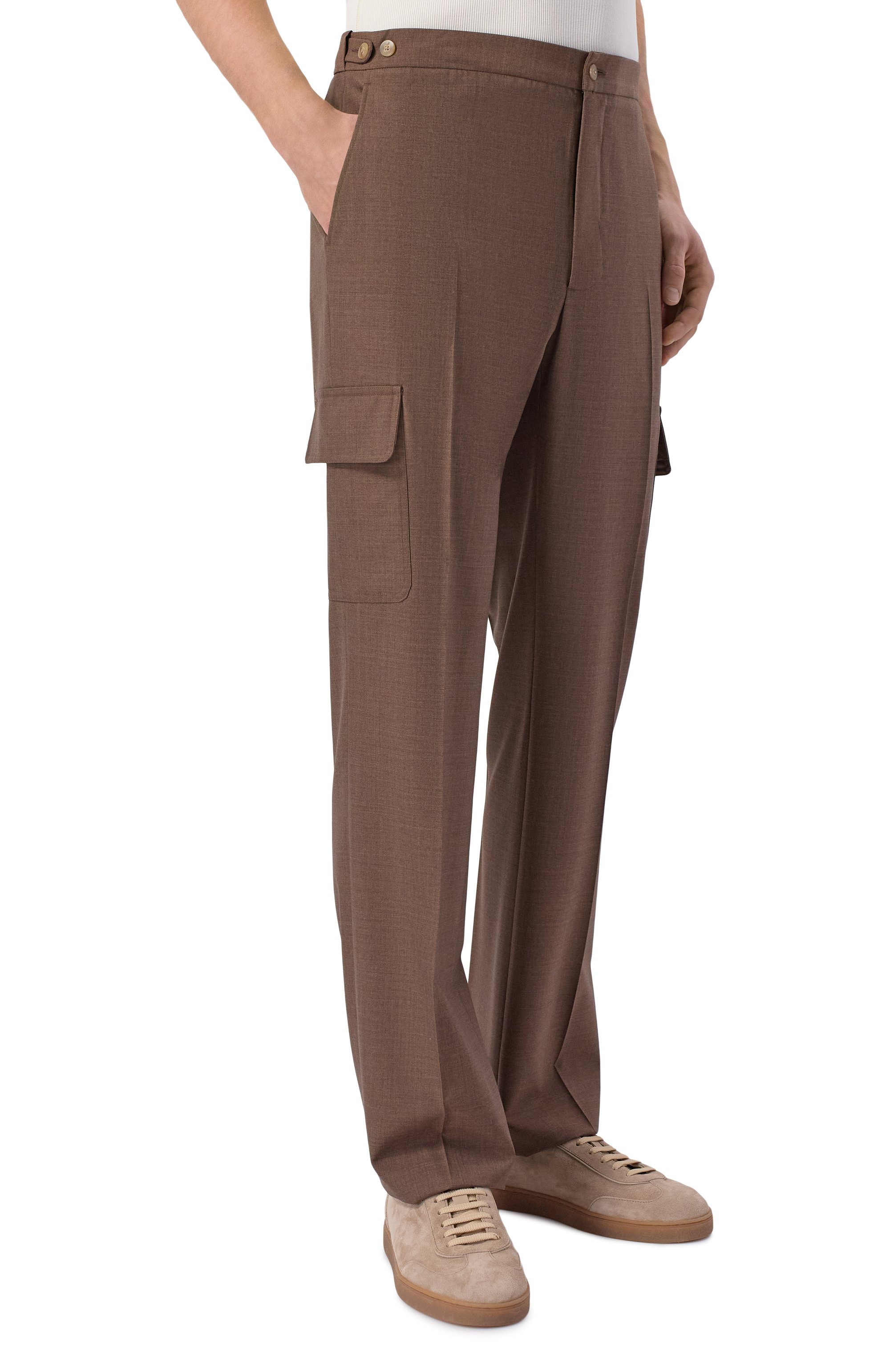 Шерстяные брюки-карго MVST, арт. M26.CSM.T412/940, фото 3