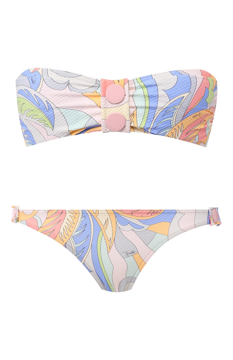 Раздельный купальник с принтом EMILIO PUCCI разноцветного цвета по цене 42600 руб., арт. 9EMA10/9E766, фото 1 Раздельный купальник с принтом EMILIO PUCCI, арт. 9EMA10/9E766, фото 1