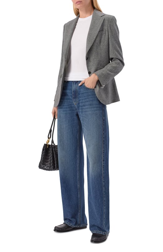 Хлопковая футболка Brunello Cucinelli M0T18B0170 Белый  M0T18B0170 Фото 2