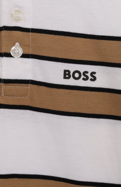 Хлопковое поло BOSS, арт. J51278/24M-36M, фото 3